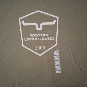 Kimes ranch men's military green tee shirt